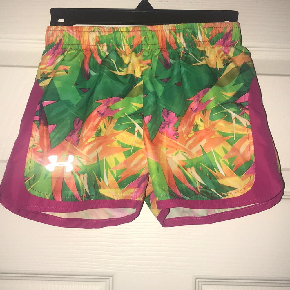 Girls under armor shorts